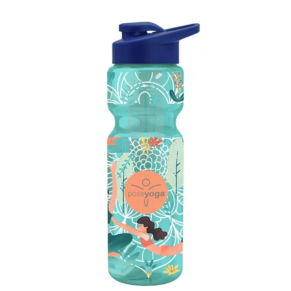 Champion 28 Oz. Transparent Bottle - Drink Thru Lid and Large... from ASI 40480 Koozie Group