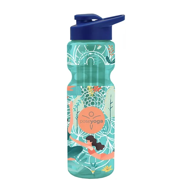 Champion 28 Oz. Transparent Bottle - Drink Thru Lid and Large... from ASI 40480 Koozie Group