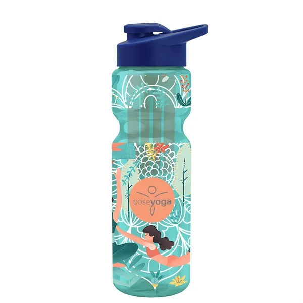 Champion 28 Oz. Transparent Bottle - Drink Thru Lid and Large... from ASI 40480 Koozie Group