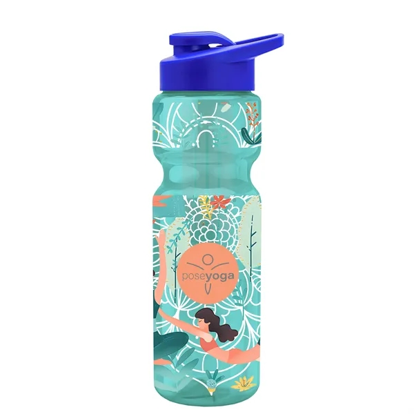 Champion 28 Oz. Transparent Bottle - Drink Thru Lid and Large... from ASI 40480 Koozie Group