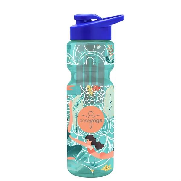 Champion 28 Oz. Transparent Bottle - Drink Thru Lid and Large... from ASI 40480 Koozie Group