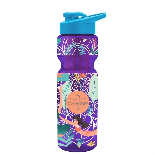 Champion 28 Oz. Transparent Bottle - Drink Thru Lid and Large... from ASI 40480 Koozie Group