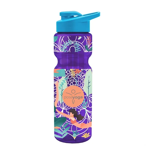 Champion 28 Oz. Transparent Bottle - Drink Thru Lid and Large... from ASI 40480 Koozie Group