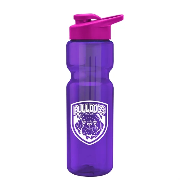 Champion 28 Oz. Transparent Bottle - Drink Thru Lid and Large... from ASI 40480 Koozie Group