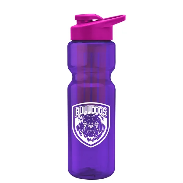 Champion 28 Oz. Transparent Bottle - Drink Thru Lid and Large... from ASI 40480 Koozie Group