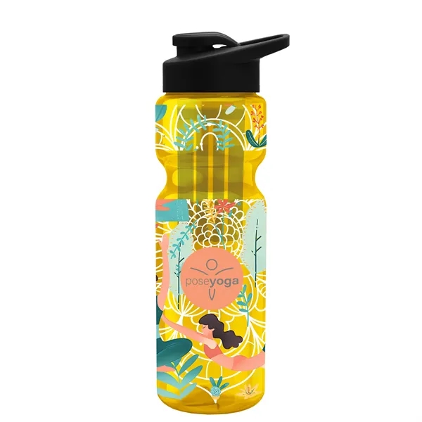 Champion 28 Oz. Transparent Bottle - Drink Thru Lid and Large... from ASI 40480 Koozie Group