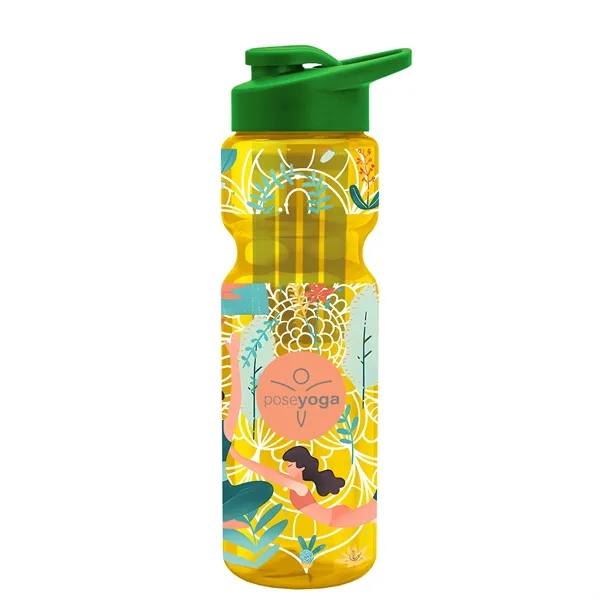 Champion 28 Oz. Transparent Bottle - Drink Thru Lid and Large... from ASI 40480 Koozie Group