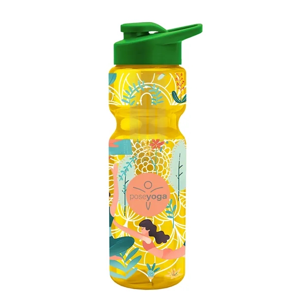 Champion 28 Oz. Transparent Bottle - Drink Thru Lid and Large... from ASI 40480 Koozie Group