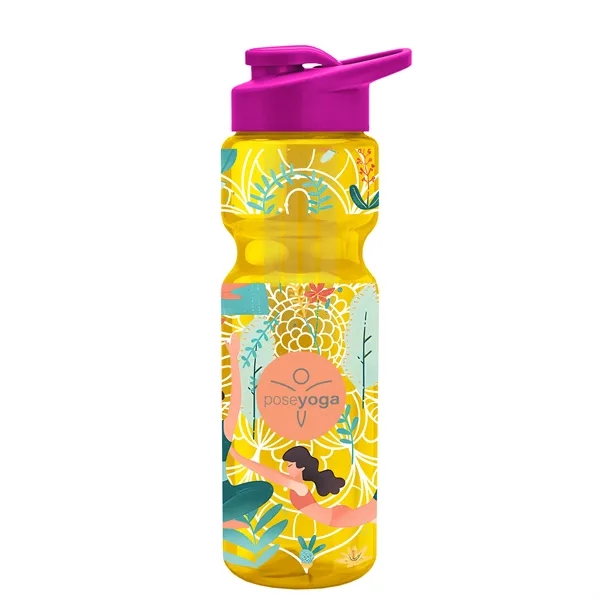 Champion 28 Oz. Transparent Bottle - Drink Thru Lid and Large... from ASI 40480 Koozie Group