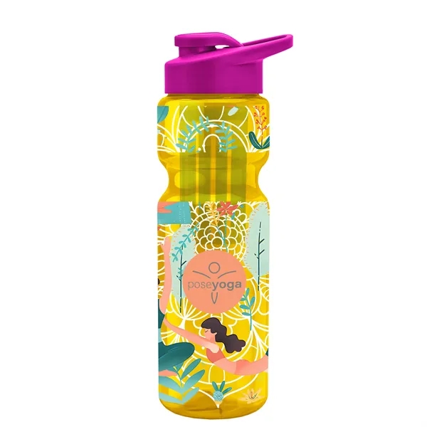 Champion 28 Oz. Transparent Bottle - Drink Thru Lid and Large... from ASI 40480 Koozie Group