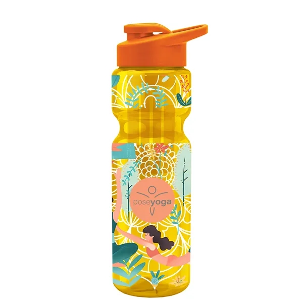 Champion 28 Oz. Transparent Bottle - Drink Thru Lid and Large... from ASI 40480 Koozie Group