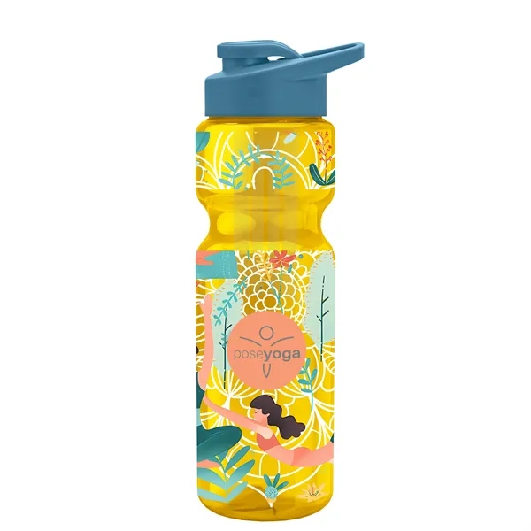 Champion 28 Oz. Transparent Bottle - Drink Thru Lid and Large... from ASI 40480 Koozie Group