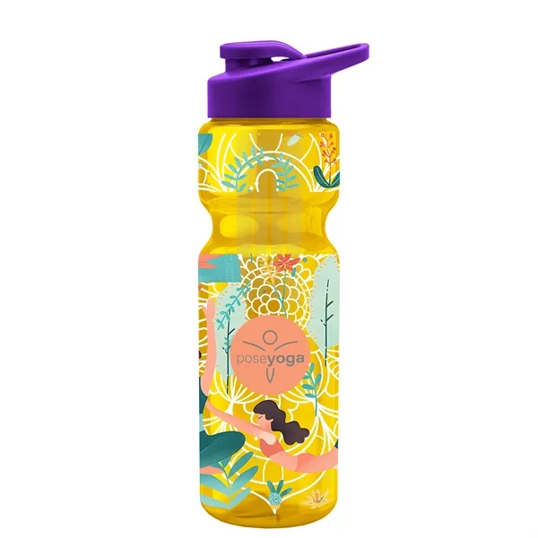 Champion 28 Oz. Transparent Bottle - Drink Thru Lid and Large... from ASI 40480 Koozie Group