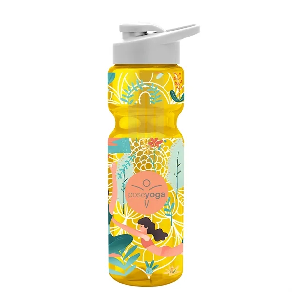 Champion 28 Oz. Transparent Bottle - Drink Thru Lid and Large... from ASI 40480 Koozie Group