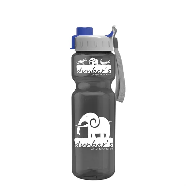 Champion - 28 oz. Trans. Bottle - Quick Snap Lid... from ASI 40480 Koozie Group