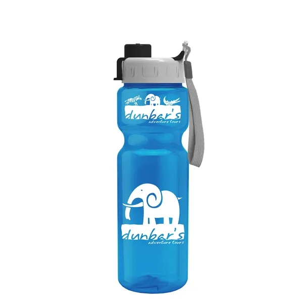 Champion - 28 oz. Trans. Bottle - Quick Snap Lid... from ASI 40480 Koozie Group
