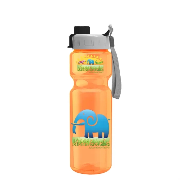 Champion - 28 oz. Trans. Bottle - Quick Snap Lid... from ASI 40480 Koozie Group