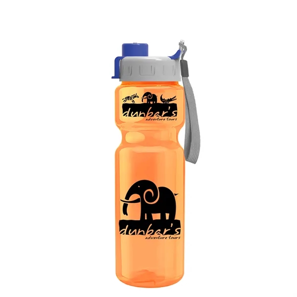 Champion - 28 oz. Trans. Bottle - Quick Snap Lid... from ASI 40480 Koozie Group