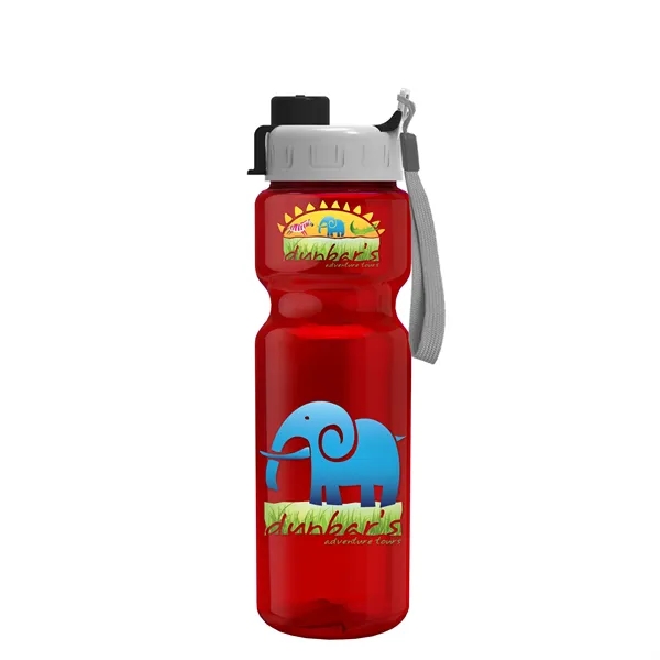 Champion - 28 oz. Trans. Bottle - Quick Snap Lid... from ASI 40480 Koozie Group