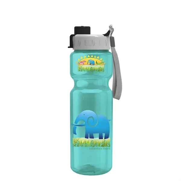 Champion - 28 oz. Trans. Bottle - Quick Snap Lid... from ASI 40480 Koozie Group