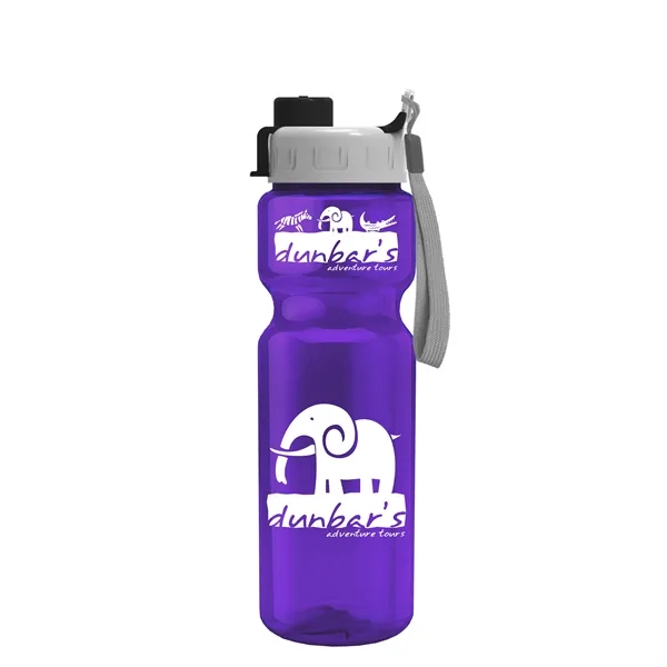 Champion - 28 oz. Trans. Bottle - Quick Snap Lid... from ASI 40480 Koozie Group