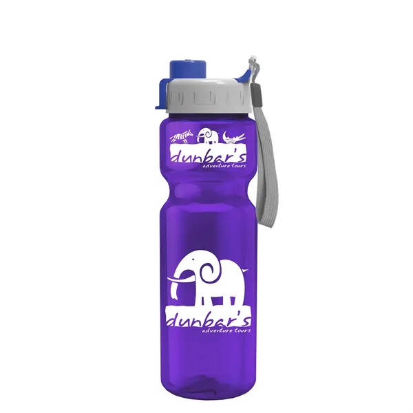 Champion - 28 oz. Trans. Bottle - Quick Snap Lid... from ASI 40480 Koozie Group