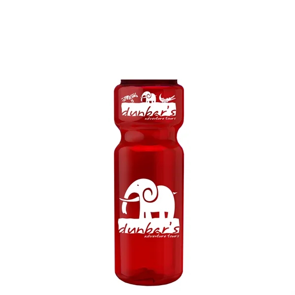 Champion - 28 oz. Trans. Bottle - Quick Snap Lid... from ASI 40480 Koozie Group
