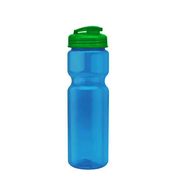 28 oz Transparent Bike Bottle with Flip Top Lid... from ASI 40480 Koozie Group