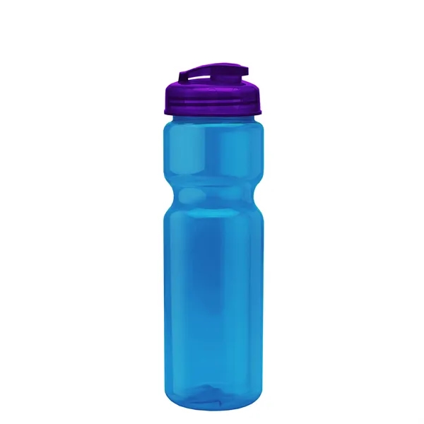 28 oz Transparent Bike Bottle with Flip Top Lid... from ASI 40480 Koozie Group