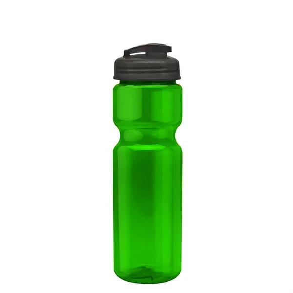 28 oz Transparent Bike Bottle with Flip Top Lid... from ASI 40480 Koozie Group