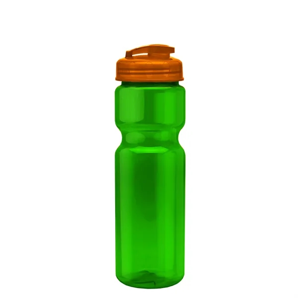 28 oz Transparent Bike Bottle with Flip Top Lid... from ASI 40480 Koozie Group