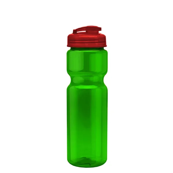 28 oz Transparent Bike Bottle with Flip Top Lid... from ASI 40480 Koozie Group