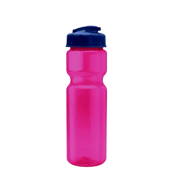 28 oz Transparent Bike Bottle with Flip Top Lid... from ASI 40480 Koozie Group