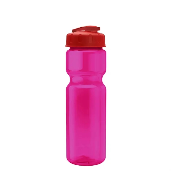 28 oz Transparent Bike Bottle with Flip Top Lid... from ASI 40480 Koozie Group