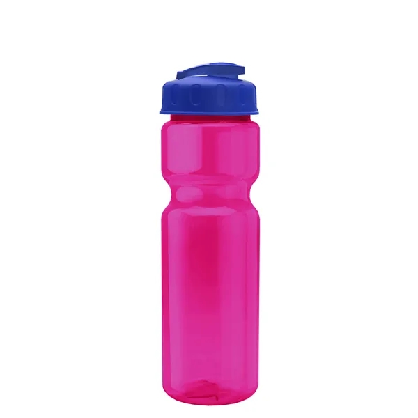 28 oz Transparent Bike Bottle with Flip Top Lid... from ASI 40480 Koozie Group