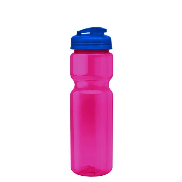 28 oz Transparent Bike Bottle with Flip Top Lid... from ASI 40480 Koozie Group
