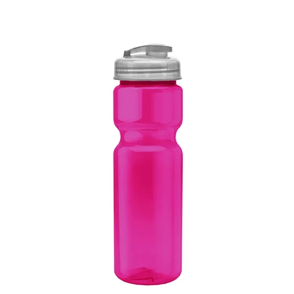 28 oz Transparent Bike Bottle with Flip Top Lid... from ASI 40480 Koozie Group