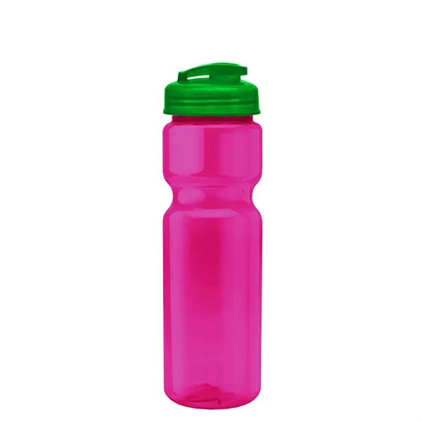 28 oz Transparent Bike Bottle with Flip Top Lid... from ASI 40480 Koozie Group