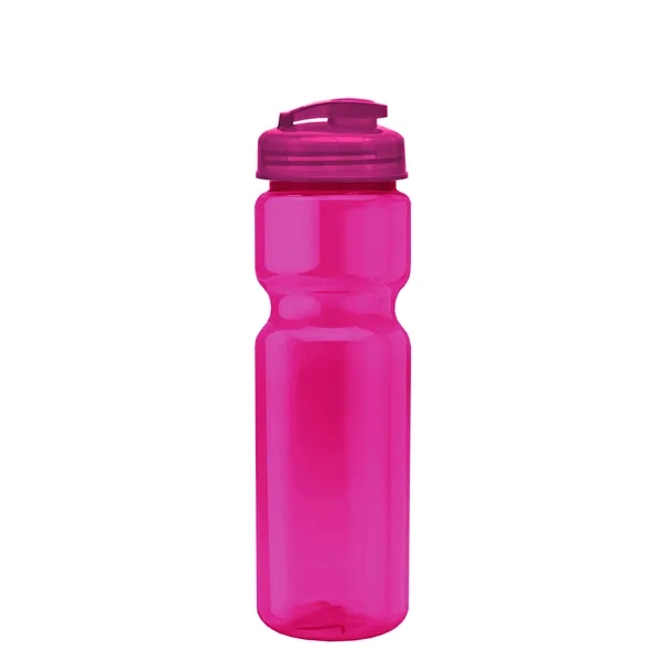28 oz Transparent Bike Bottle with Flip Top Lid... from ASI 40480 Koozie Group