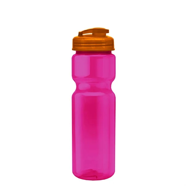 28 oz Transparent Bike Bottle with Flip Top Lid... from ASI 40480 Koozie Group