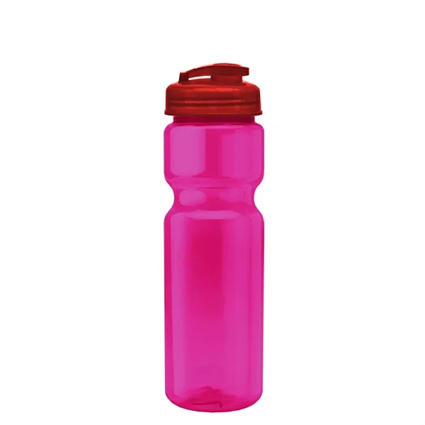 28 oz Transparent Bike Bottle with Flip Top Lid... from ASI 40480 Koozie Group