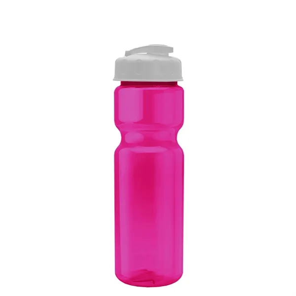 28 oz Transparent Bike Bottle with Flip Top Lid... from ASI 40480 Koozie Group