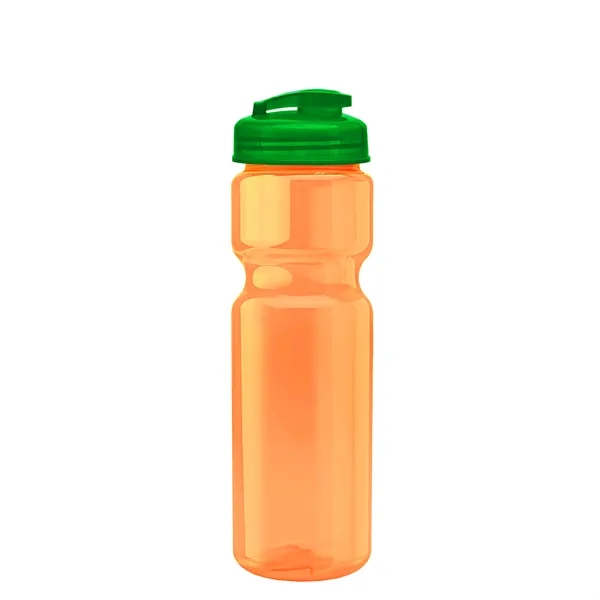 28 oz Transparent Bike Bottle with Flip Top Lid... from ASI 40480 Koozie Group