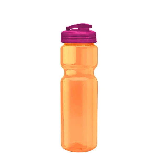 28 oz Transparent Bike Bottle with Flip Top Lid... from ASI 40480 Koozie Group