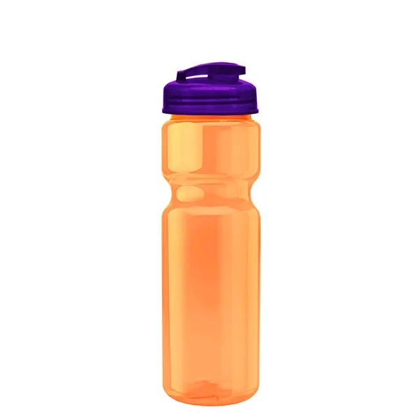 28 oz Transparent Bike Bottle with Flip Top Lid... from ASI 40480 Koozie Group