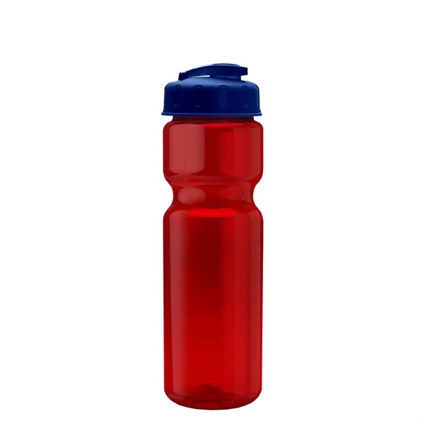 28 oz Transparent Bike Bottle with Flip Top Lid... from ASI 40480 Koozie Group