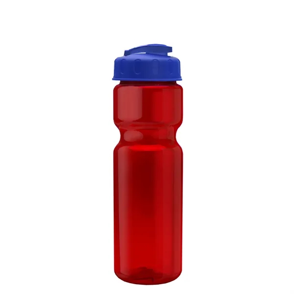 28 oz Transparent Bike Bottle with Flip Top Lid... from ASI 40480 Koozie Group