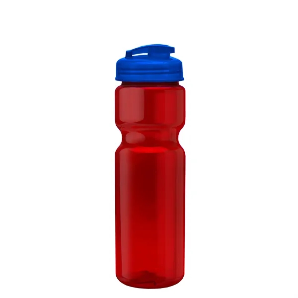 28 oz Transparent Bike Bottle with Flip Top Lid... from ASI 40480 Koozie Group