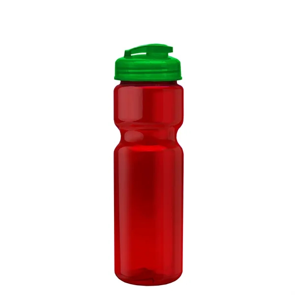 28 oz Transparent Bike Bottle with Flip Top Lid... from ASI 40480 Koozie Group