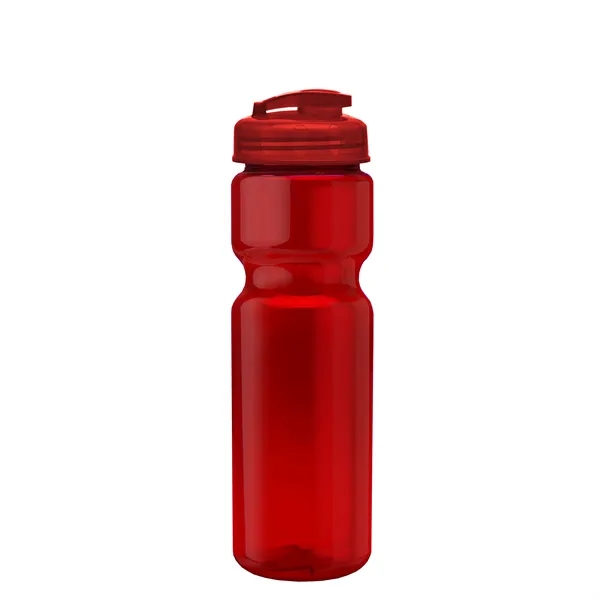 28 oz Transparent Bike Bottle with Flip Top Lid... from ASI 40480 Koozie Group